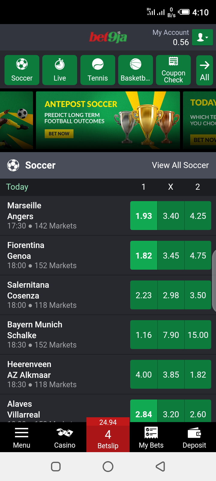 Download New Bet9ja Mobile App Apk for Android