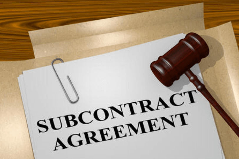 Subcontractor agreement