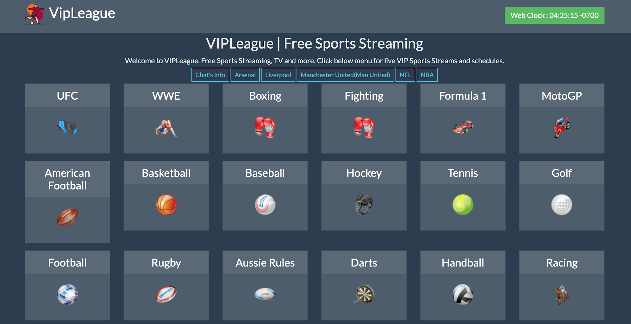 VIPLeague - Free Sports Streaming