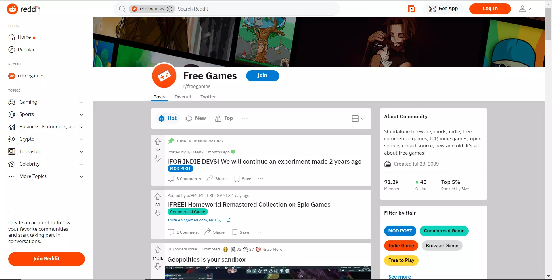 Reddit freegames